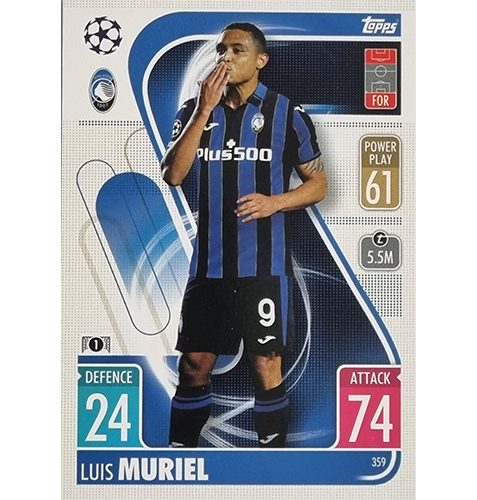 Topps Champions League 2021/2022 Nr 359 Luis Muriel