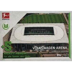 Topps Match Attax Bundesliga 2021/22 Nr 360 Volkswagen Arena