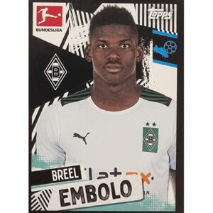 Topps Bundesliga Sticker Saison 2021/2022 Nr 361 Breel Embolo