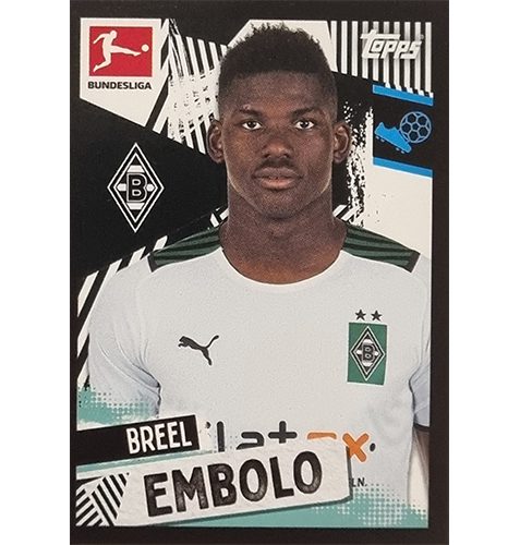 Topps Bundesliga Sticker Saison 2021/2022 Nr 361 Breel Embolo