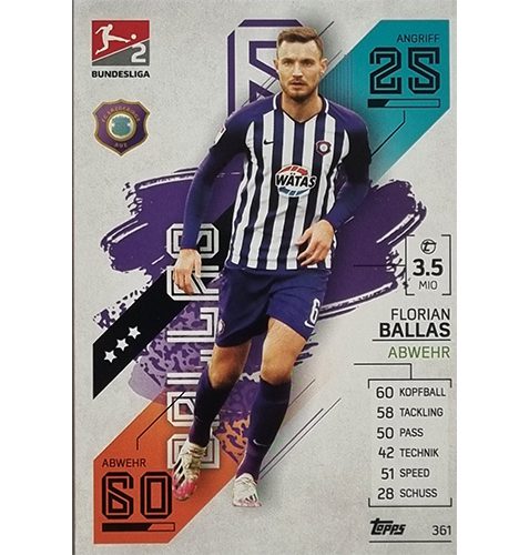 Topps Match Attax Bundesliga 2021/22 Nr 361 Florian Ballas