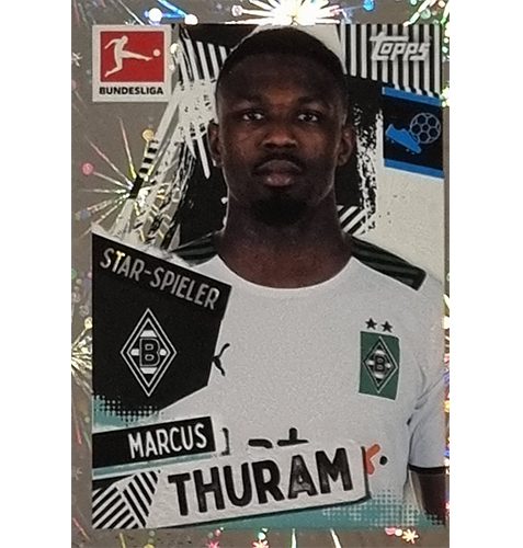 Topps Bundesliga Sticker Saison 2021/2022 Nr 362 Marcus Thuram