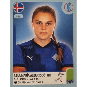 Panini Frauen EM 2022 Sticker - Nr 362 Agla Maria Albertsdottir