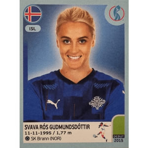 Panini Frauen EM 2022 Sticker - Nr 363 Svava Ros Gudmundsdottir