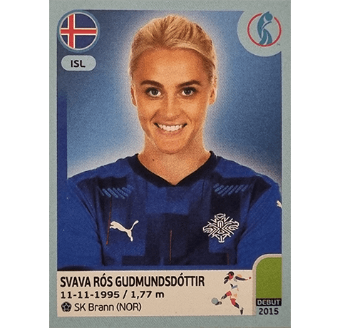 Panini Frauen EM 2022 Sticker - Nr 363 Svava Ros Gudmundsdottir