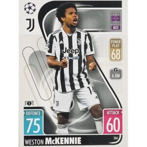 Topps Champions League 2021/2022 Nr 366 Weston McKennie