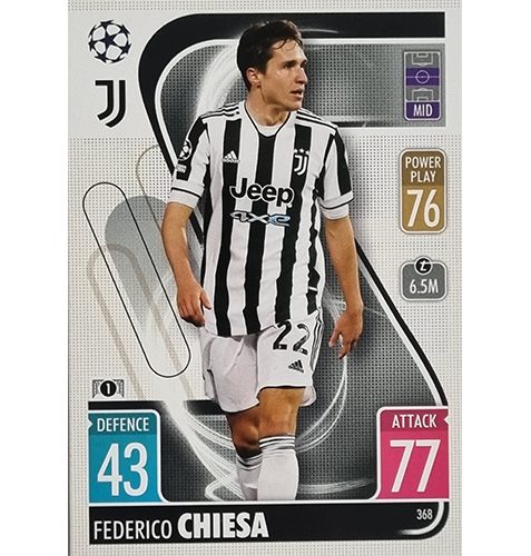 Topps Champions League 2021/2022 Nr 368 Federico Chiesa