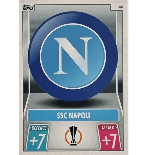 Topps Champions League 2021/2022 Nr 370 SSC Napoli Team Badge