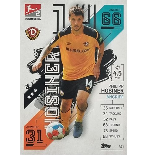 Topps Match Attax Bundesliga 2021/22 Nr 371 Philipp Hosiner