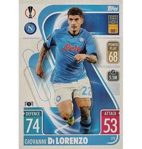 Topps Champions League 2021/2022 Nr 372 Giovanni Di Lorenzo