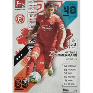 Topps Match Attax Bundesliga 2021/22 Nr 373 Matthias Zimmermann