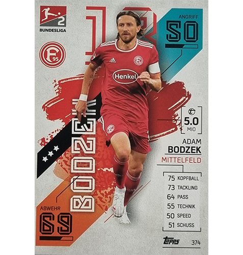 Topps Match Attax Bundesliga 2021/22 Nr 374 Adam Bodzek