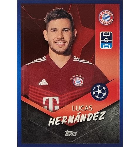 Topps Champions League Sticker 2021/2022 Nr 364 Lucas Hernandez