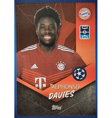 Topps Champions League Sticker 2021/2022 Nr 365 Alphonso Davies