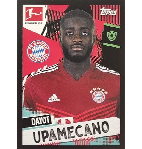 Topps Bundesliga Sticker Saison 2021/2022 Nr 375 Dayot Upamecano