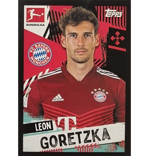 Topps Bundesliga Sticker Saison 2021/2022 Nr 376 Leon Goretzka