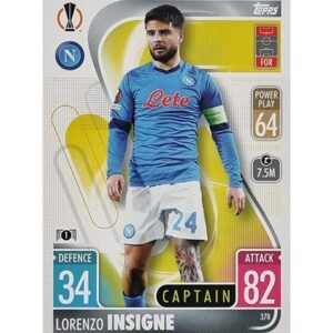 Topps Champions League 2021/2022 Nr 378 Lorenzo Insigne