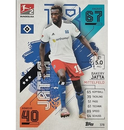 Topps Match Attax Bundesliga 2021/22 Nr 378 Bakery Jatta