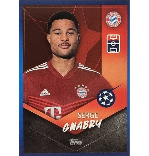 Topps Champions League Sticker 2021/2022 Nr 369 Serge Gnabry