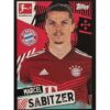 Topps Bundesliga Sticker Saison 2021/2022 Nr 379 Marcel Sabitzer