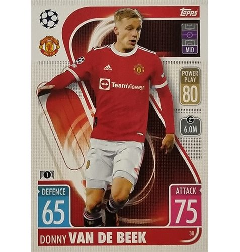 Topps Champions League 2021/2022 Nr 038 Donny Van De Beek