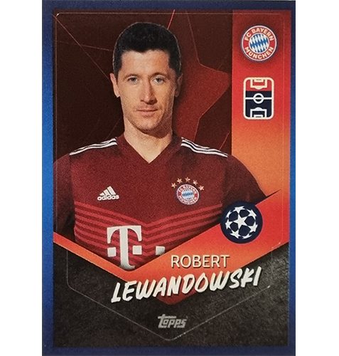 Topps Champions League Sticker 2021/2022 Nr 372 Robert Lewandowski