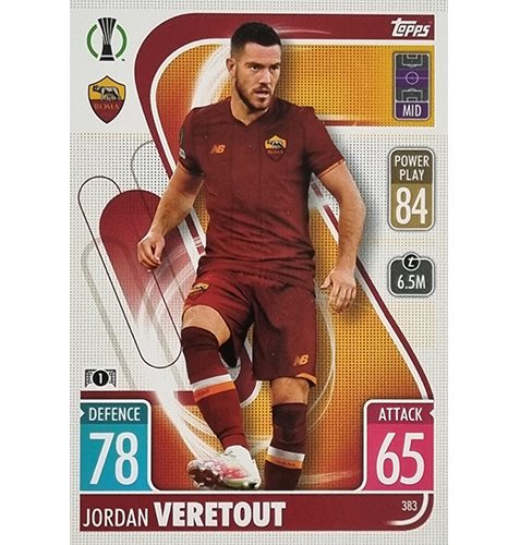 Topps Champions League 2021/2022 Nr 383 Jordan Veretout