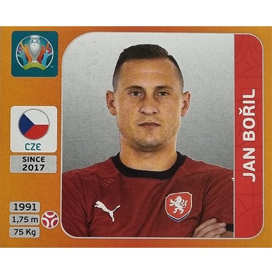 Panini EURO 2020 Sticker Nr 383 Jan Boril