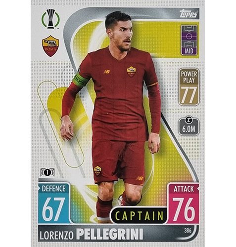 Topps Champions League 2021/2022 Nr 386 Lorenzo Pellegrini