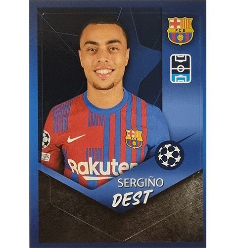 Topps Champions League Sticker 2021/2022 Nr 377 Sergino Dest