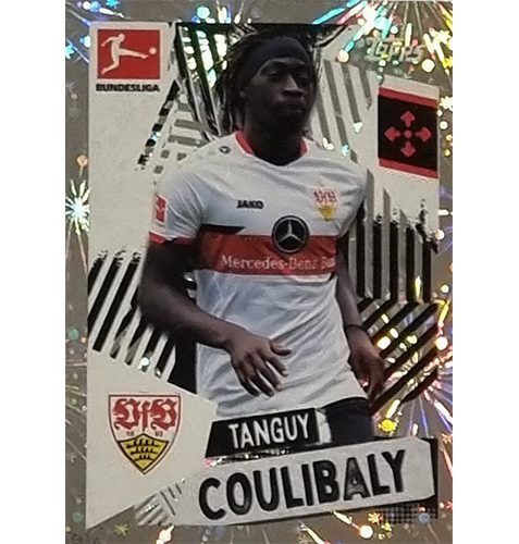 Topps Bundesliga Sticker Saison 2021/2022 Nr 388 Tanguy Coulibaly