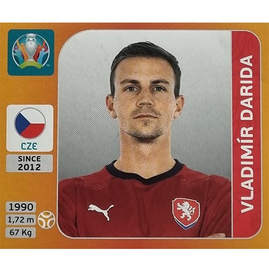 Panini EURO 2020 Sticker Nr 390 Vladimir Darida