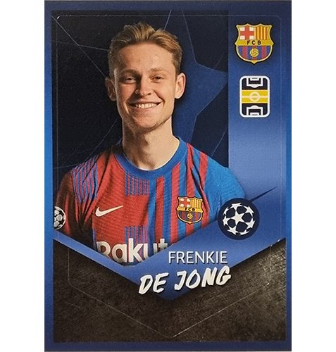 Topps Champions League Sticker 2021/2022 Nr 384 Frenkie De Jong