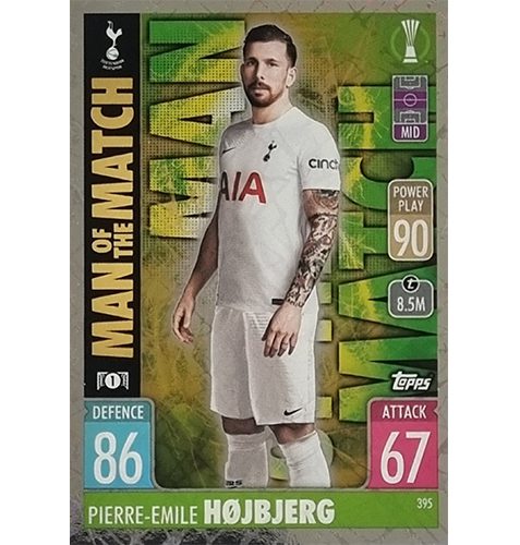 Topps Champions League 2021/2022 Nr 395 Pierre Emile Hojbjerg