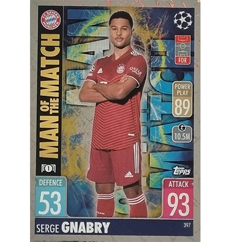 Topps Champions League 2021/2022 Nr 397 Serge Gnabry