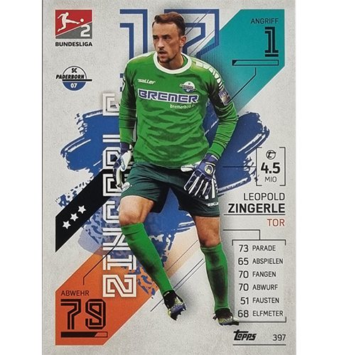 Topps Match Attax Bundesliga 2021/22 Nr 397 Leopold Zingerle