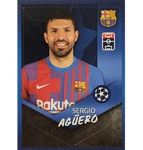 Topps Champions League Sticker 2021/2022 Nr 388 Sergio Agüero