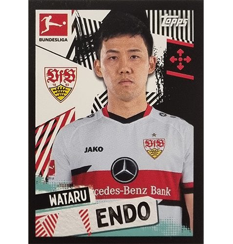 Topps Bundesliga Sticker Saison 2021/2022 Nr 398 Wataru Endo