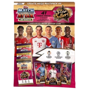 Topps Champions League Match Attax 2023-2024 - 1x Update Mega Multipack 4# “Star Ballers”