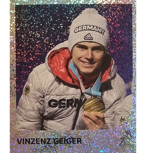 Panini Winterspiele 2022 Peking Sticker Nr 040 Vinzenz Geiger