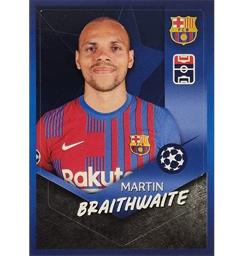 Topps Champions League Sticker 2021/2022 Nr 390 Martin Braitwaite