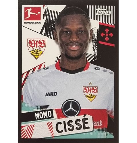 Topps Bundesliga Sticker Saison 2021/2022 Nr 402 Momo Cisse