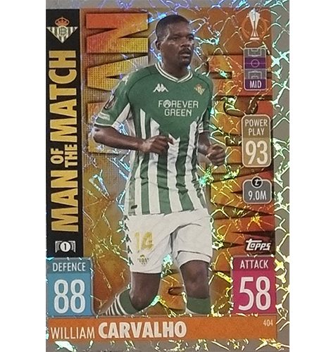 Topps Champions League 2021/2022 Nr 404 William Carvalho