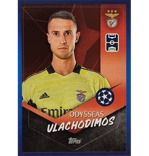 Topps Champions League Sticker 2021/2022 Nr 394 Odysseas Vlachodimos