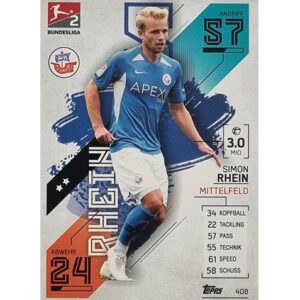 Topps Match Attax Bundesliga 2021/22 Nr 408 Simon Rhein