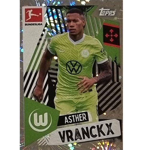 Topps Bundesliga Sticker Saison 2021/2022 Nr 410 Asther Vranckx