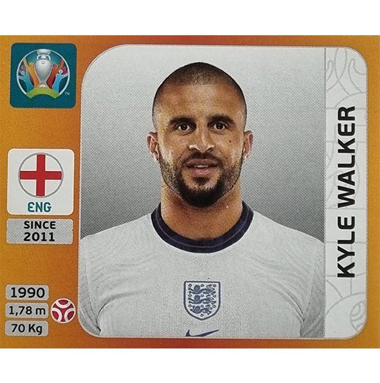 Panini EURO 2020 Sticker Nr 410 Kyle Walker