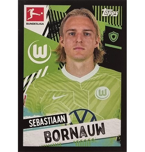 Topps Bundesliga Sticker Saison 2021/2022 Nr 415 Sebastiaan Bornauw