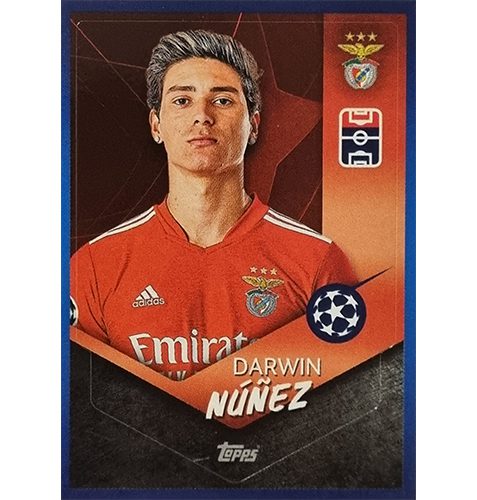 Topps Champions League Sticker 2021/2022 Nr 407 Darwin Nunez