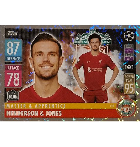 Topps Champions League 2021/2022 Nr 418 Henderson und Jones